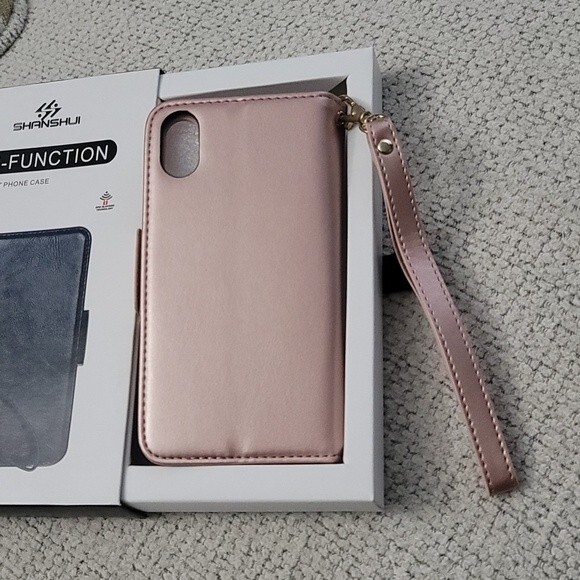 iPhone10 Pink Wallet phone case - Picture 5 of 7